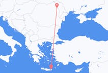 Flights from Sitia in Greece to Iași in Romania