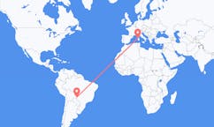 Flights from Corumbá, Brazil to Alghero, Italy