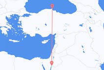 Flyrejser fra Akaba, Jordan til Sinop, Tyrkiet