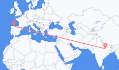 出发地 印度出发地 瓦拉納西目的地 西班牙Santiago del Monte的航班