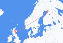 Flyg från Dundee till Uleåborg