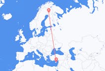 Flights from Larnaca to Rovaniemi