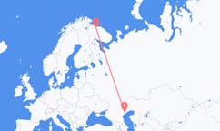 Fly fra Murmansk til Astrakhan