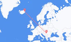 Fly fra byen Timi?oara, Rumænien til byen Egilssta?ir, Island