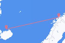 出发地 冰岛出发地 格里姆赛目的地 挪威Tromsö的航班