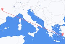 出发地 法国与 布里夫拉盖亚尔德 出发目的地 土耳其哈利卡那索斯的航班
