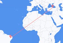 Flights from Serra Talhada, Brazil to Samsun, Turkey