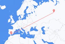 Flights from Khanty-Mansiysk, Russia to Málaga, Spain