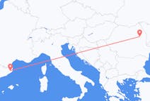 Flyreiser fra Girona, Spania til Bacău, Romania