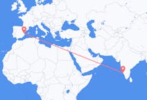 Vols de Mangalore, Inde pour Valence, Espagne