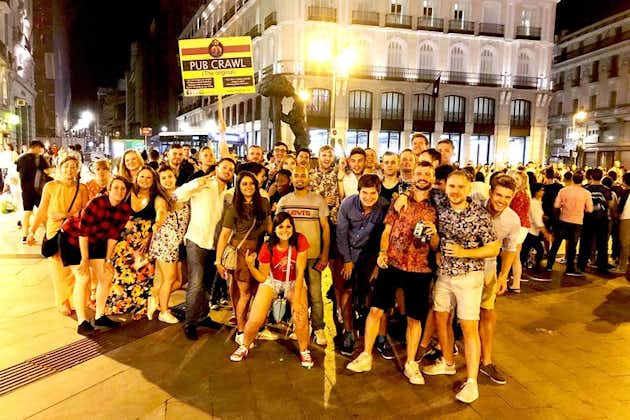 Pub Crawl Madrid-The Original siden 2005-Shots-Fun-Clubs-Dance
