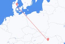 Flights from Aarhus, Denmark to Cluj-Napoca, Romania