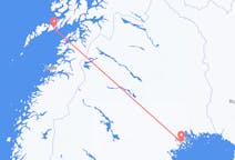 Vluchten van Luleå naar Svolvær