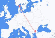 Flights from Alexandroupoli, Greece to Aalborg, Denmark