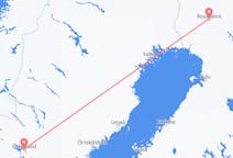 Vols depuis la ville de Rovaniemi vers la ville de Östersund