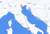 Flyreiser fra Napoli, til Venezia