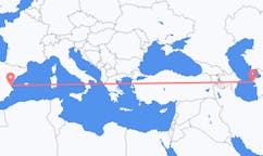 Flyg från Türkmenbaşy, Turkmenistan till Valencia, Spanien