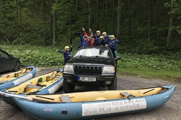 Plaisir toute la journée: Rafting sur la rivière tchèque