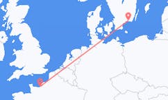 Flyg från Deauville till Karlskrona
