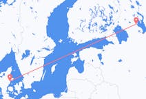 Vluchten van Petrozavodsk naar Aarhus