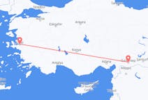 Flyreiser fra Gaziantep, Tyrkia til Izmir, Tyrkia