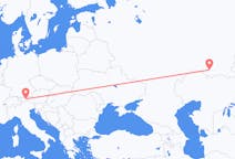 Fly fra Orenburg til Innsbruck