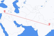Loty z Patna, Indie do Sanliurfy, Turcja