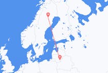 Loty z Wilno, Litwa z Arvidsjaur, Szwecja