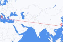 Flights from Fuzhou, China to Palermo, Italy