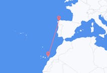 Flyg från A Coruña till Fuerteventura