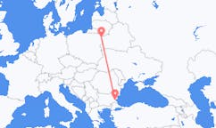 Flights from Grodno, Belarus to Burgas, Bulgaria