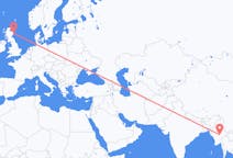 Flights from Heho, Myanmar (Burma) to Aberdeen, Scotland