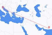 Flyreiser fra Turbat, Pakistan til Ancona, Italia
