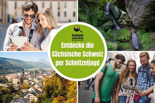 A través de Bad Schandau / Suiza Sajona por búsqueda del tesoro