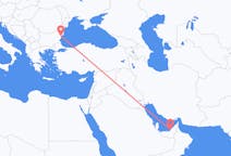 Flyrejser fra Abu Dhabi, De Forenede Arabiske Emirater til Varna, Bulgarien