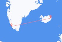 Flyg från Egilsstaðir, Island till Paamiut, Grönland