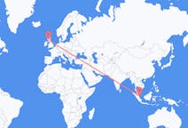 Flyg från Johor Baharu, Malaysia till Glasgow, Skottland