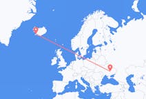 Fly fra Dnipro til Reykjavik