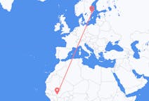 Flyrejser fra Bamako til Stockholm