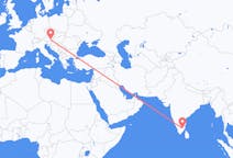 Flights from Tiruchirappalli, India to Graz, Austria