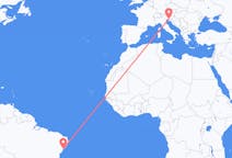 Flyrejser fra Aracaju, Brasilien til Trieste, Italien