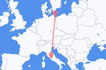 Flyreiser fra Heringsdorf, Tyskland til Roma, Italia