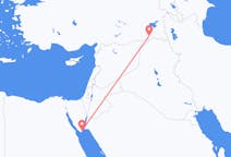 Flyrejser fra Sharm El Sheikh, Egypten til Şırnak (Şırnak Provins), Tyrkiet