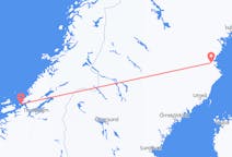 Flyg från Ørland till Skellefteå