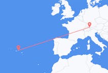 Flights from Terceira Island, Portugal to Thal, Switzerland