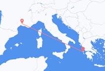 Flights from Nîmes, France to Cephalonia, Greece