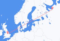 Flights from Arkhangelsk, Russia to Nottingham, the United Kingdom
