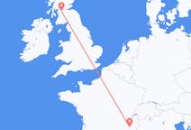 Flights from Grenoble, France to Glasgow, Scotland