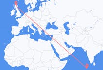 Flights from Kudahuvadhoo, Maldives to Inverness, the United Kingdom