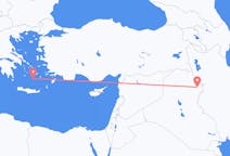 Flyreiser fra Suleimania, Irak til Santorini, Hellas